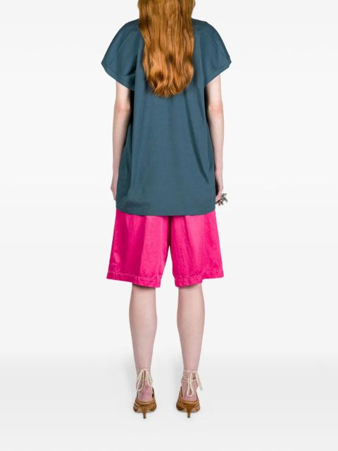 DRIES VAN NOTEN V-neck T-shirt - Blue