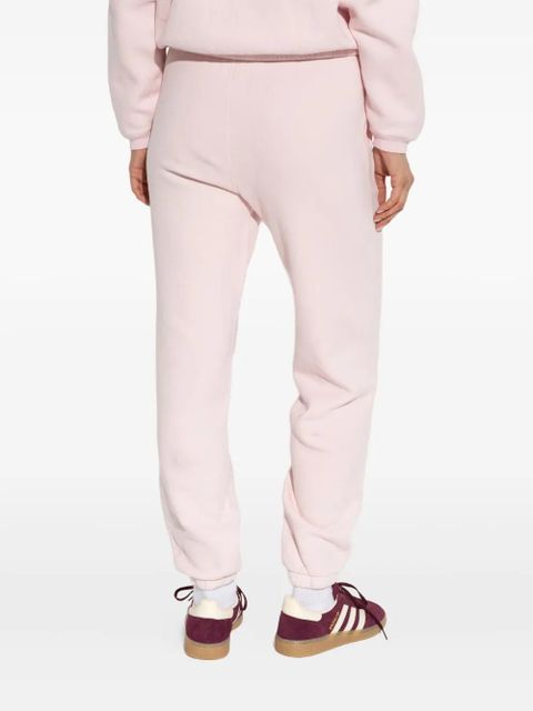 American Vintage Izubird logo-printed cuffed trousers - Pink
