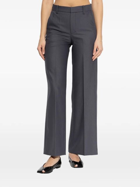 Zadig&Voltaire concealed-fastening belt-loop trousers - Grey
