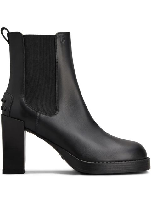 Tod's 80mm leather Chelsea boots - Black - zdjęcie produktu nr 1
