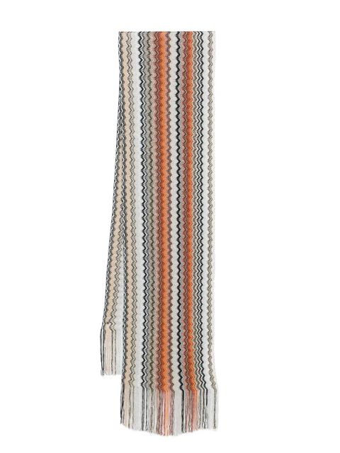Missoni zigzag scarf - Brown - zdjęcie produktu nr 1