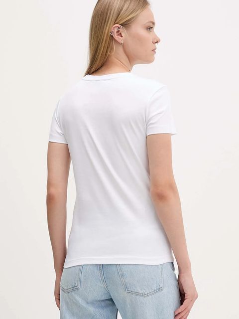 Karl Lagerfeld Jeans t-shirt bawełniany damski kolor biały A4W17002 - zdjęcie produktu nr 2