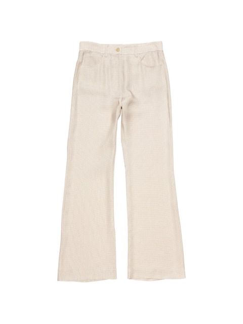 Acne Studios patterned trousers - Neutrals - zdjęcie produktu nr 1