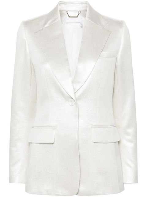 Chloé single-breasted blazer - Silver - zdjęcie produktu nr 1