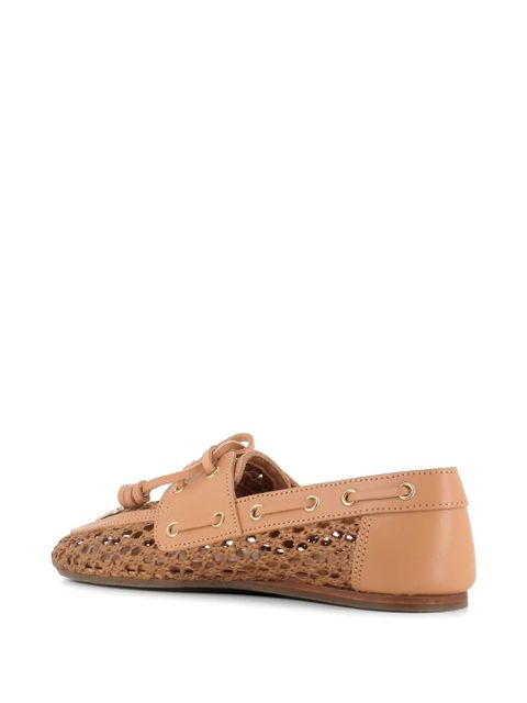 Ancient Greek Sandals Pliaria boat shoes - Brown