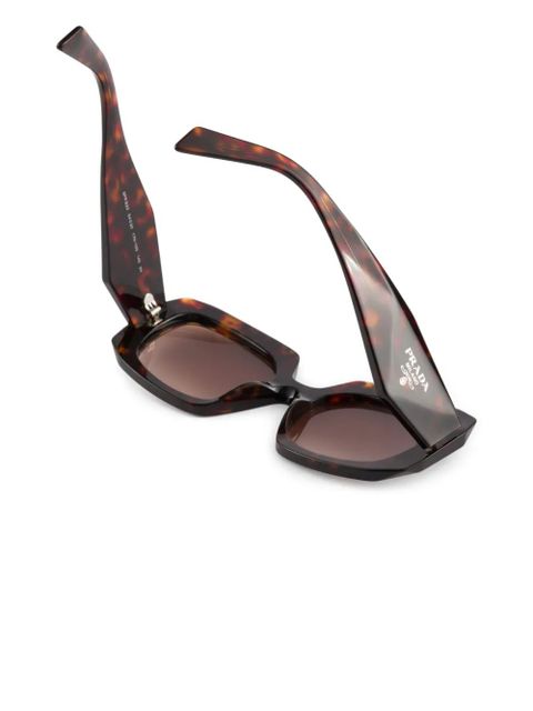 Prada Eyewear Symbole sunglasses - Brown
