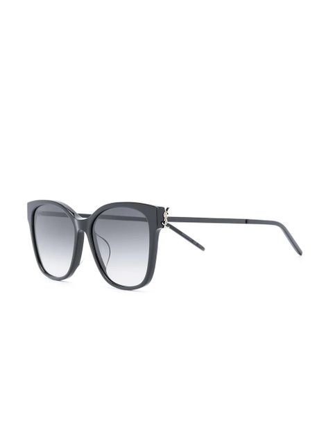 Saint Laurent Eyewear cat-eye sunglasses - Black - zdjęcie produktu nr 2