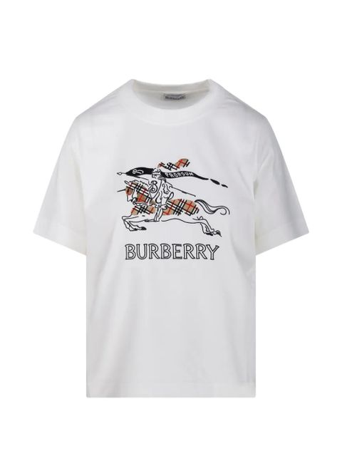 Burberry logo-print graphic T-shirt - White - zdjęcie produktu nr 1