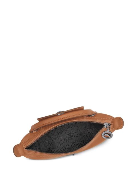 Longchamp mini XS Le Pliage Xtra embossed-logo tote bag - Brown