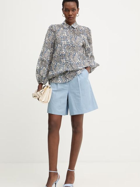 Weekend Max Mara szorty z dodatkiem lnu ECUBA - zdjęcie produktu nr 1