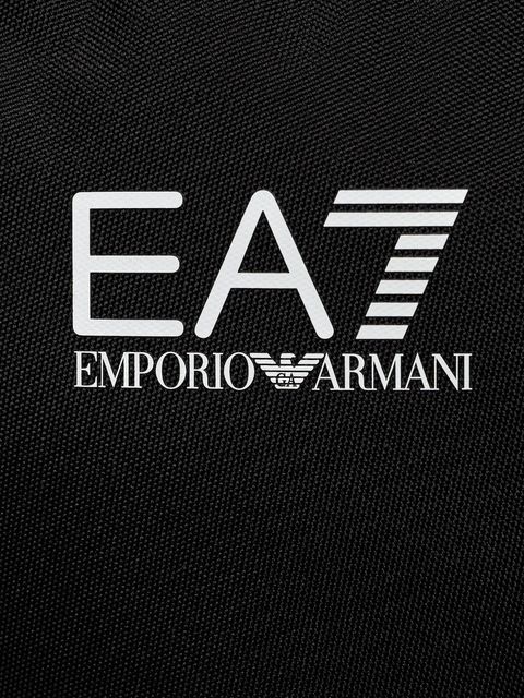 EA7 Emporio Armani plecak kolor czarny duży z nadrukiem AF19722.7X000390