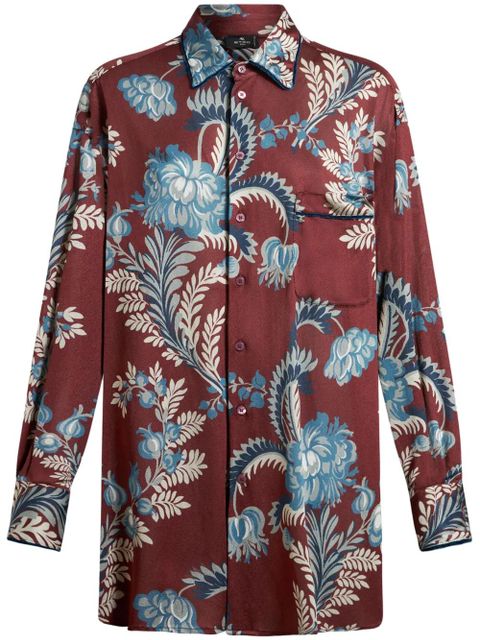 ETRO floral-print shirt - Red - zdjęcie produktu nr 1