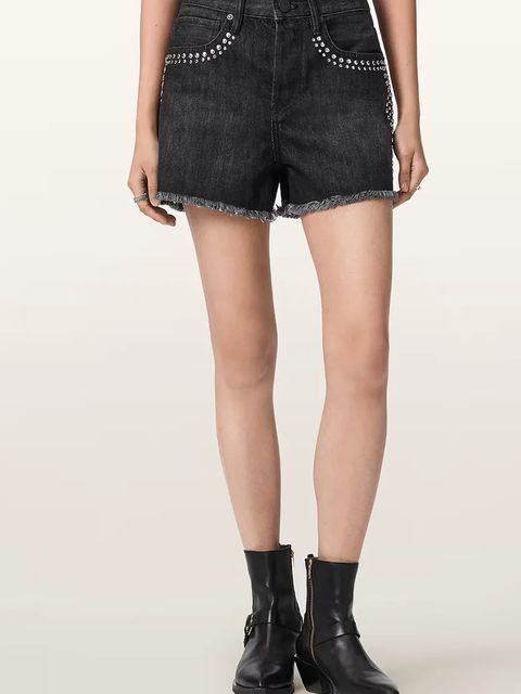 AllSaints szorty damskie jeansowe HEIDI - zdjęcie produktu nr 1