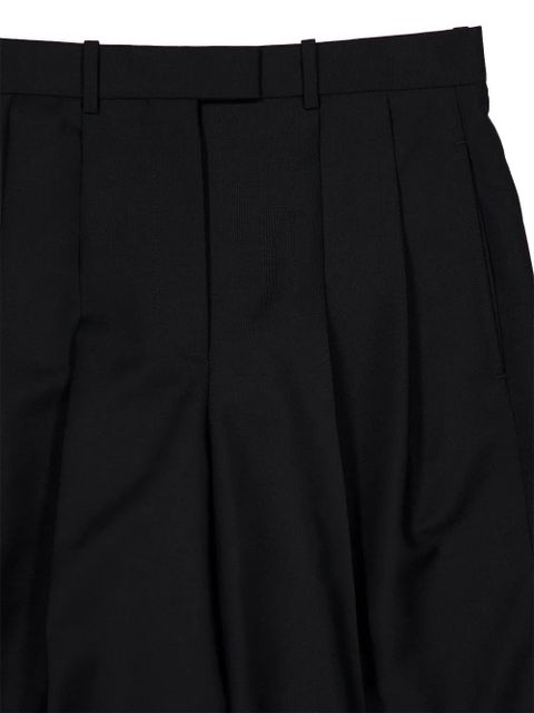 Givenchy cropped double-pleat trousers - Black