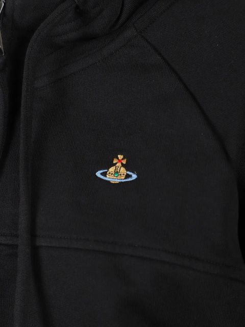 Vivienne Westwood zip-up hoodie - Black
