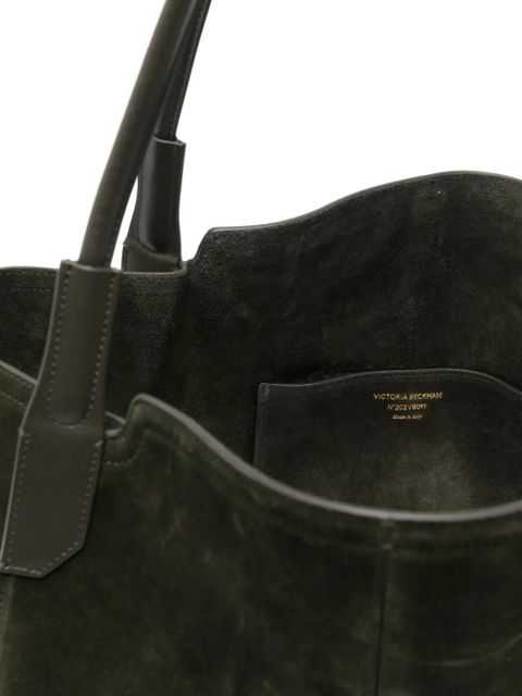 Victoria Beckham suede shoulder bag - Green