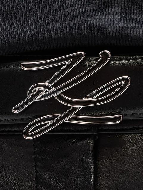 Karl Lagerfeld pasek skórzany dwustronny K/AUTOGRAPH