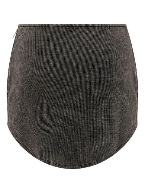 Diesel zip-fastening denim skirt - Black - zdjęcie produktu nr 2