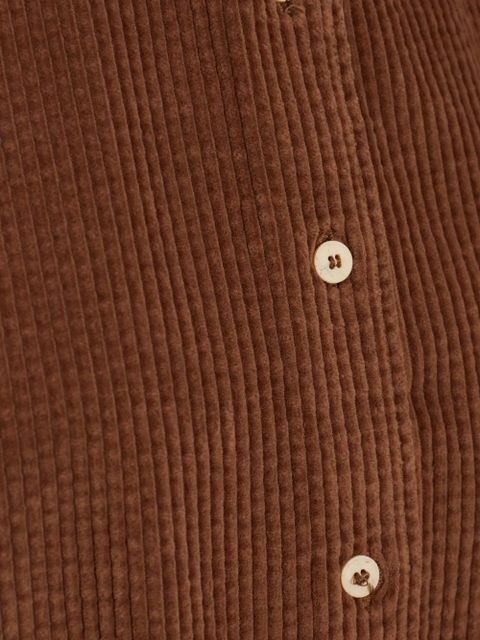 American Vintage Padow corduroy shirt - Brown