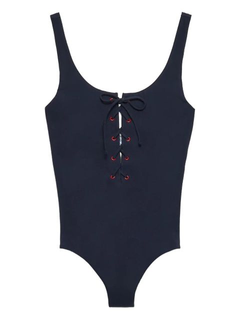 Prada lace-up swimsuit - Blue - zdjęcie produktu nr 1