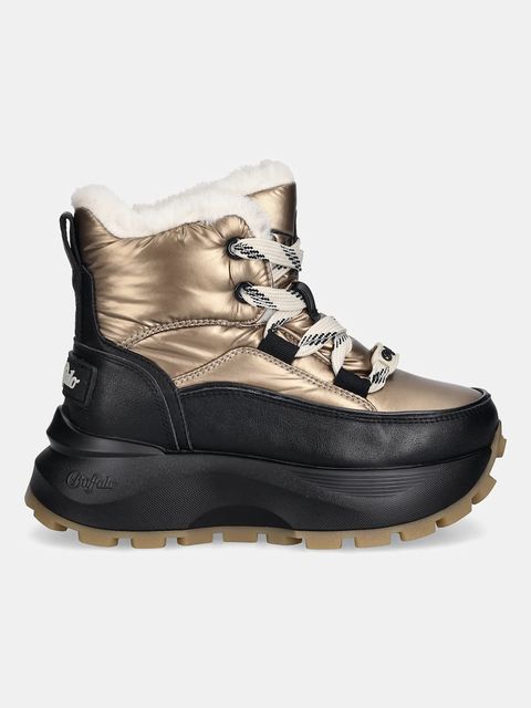 Buffalo śniegowce Manhatten Lace Up Puffed kolor złoty 1622622-GLD