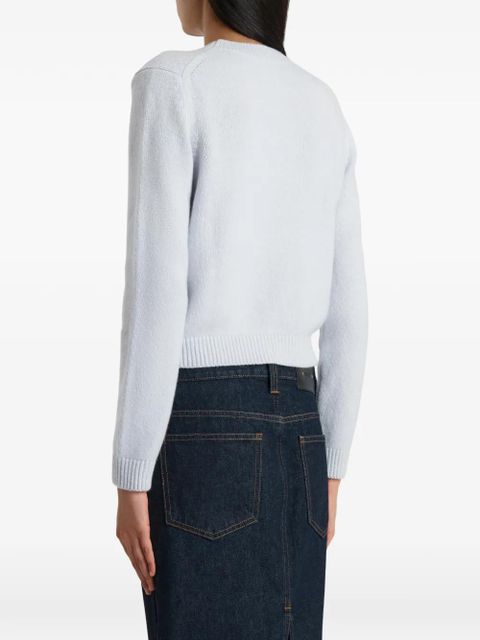 KHAITE Leta crew-neck sweater - Blue
