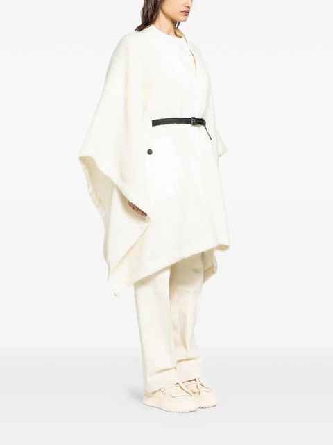 Moncler Grenoble pocket belted cape - Neutrals - zdjęcie produktu nr 2