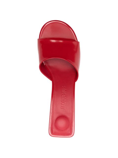 Jacquemus Cubisto heeled sandals - Red