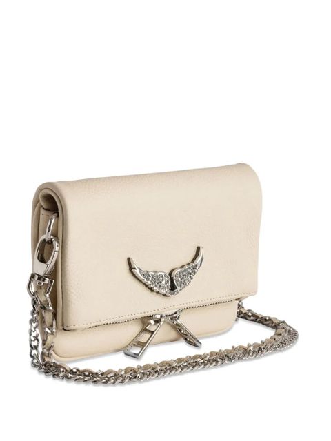 Zadig&Voltaire Swing Your Wings Rock Nano clutch bag - Neutrals