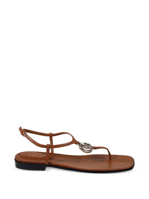 Gucci Double G sandals - Brown - zdjęcie produktu nr 1