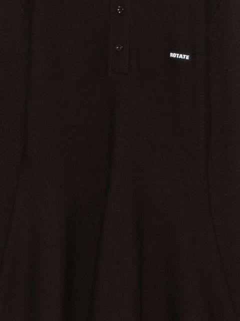 ROTATE BIRGER CHRISTENSEN long-sleeve mini dress - Brown