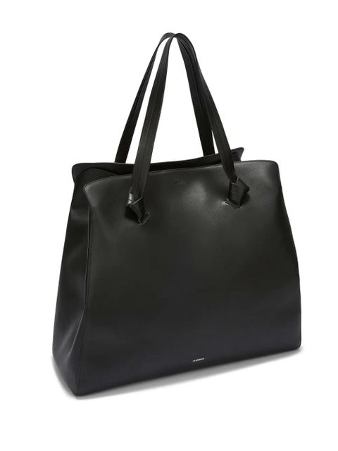 Jil Sander medium knot-embellished tote bag - Black