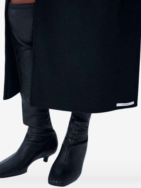 Sportmax slit midi skirt - Black