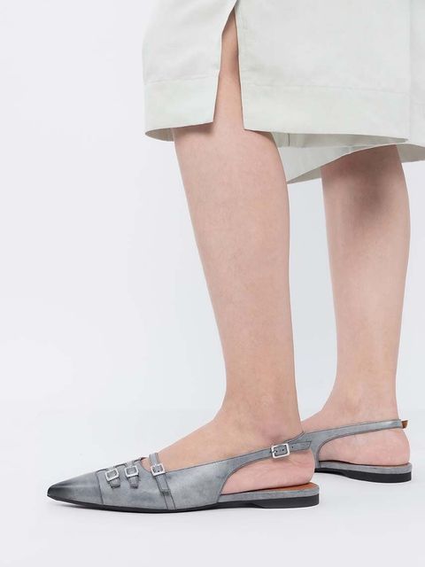 Vagabond Shoemakers baleriny skórzane HERMINE