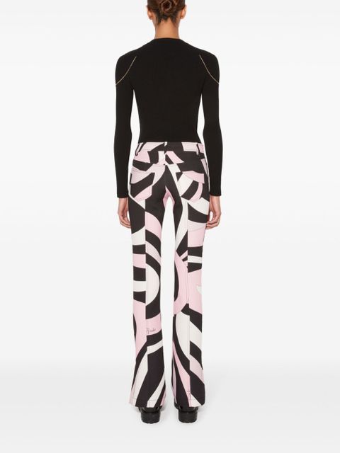 PUCCI marmo-print trousers - Black