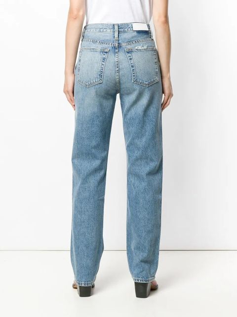 RE/DONE straight leg jeans - Blue