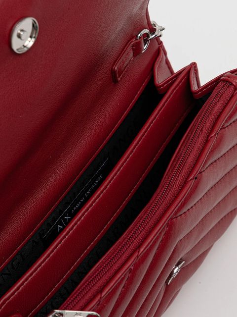 Armani Exchange kopertówka kolor czerwony 948481 4R742