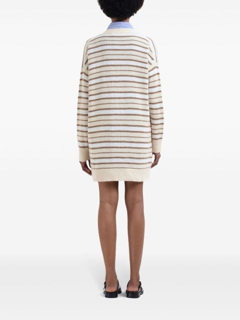 Marni striped cardigan - Neutrals