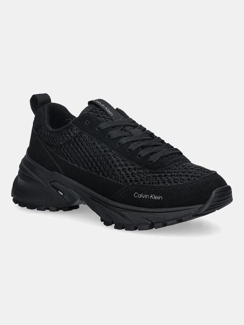 Calvin Klein sneakersy HIKE RUNNER LACE UP TECHMIX damskie kolor czarny YW0YW02030 - zdjęcie produktu nr 1