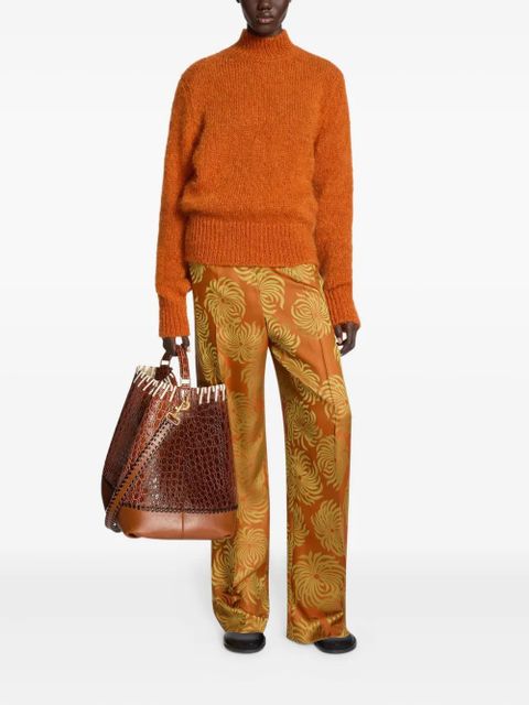 DRIES VAN NOTEN roll-neck sweater - Orange - zdjęcie produktu nr 2
