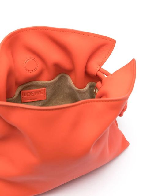 LOEWE Flamenco mini leather bag - Orange