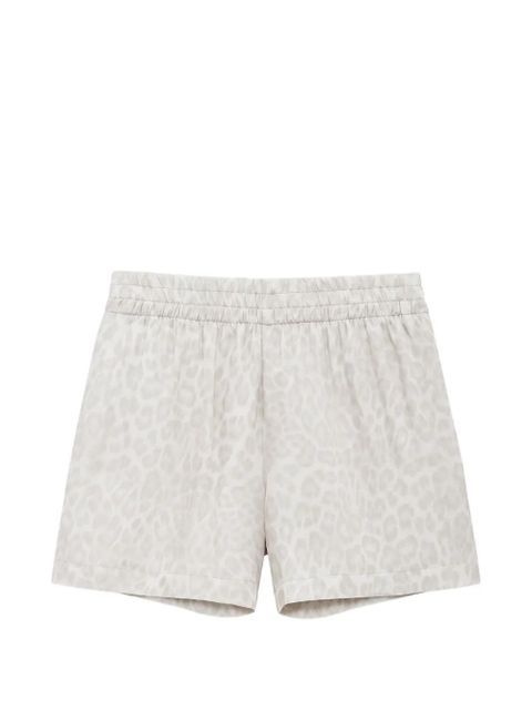 ANINE BING Kam leopard-print shorts - Neutrals - zdjęcie produktu nr 1