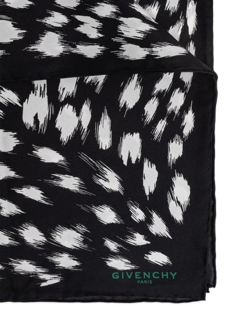 Givenchy patterned scarf - Black