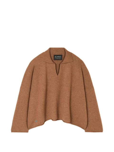 Alanui fine-knit sweater - Brown - zdjęcie produktu nr 1