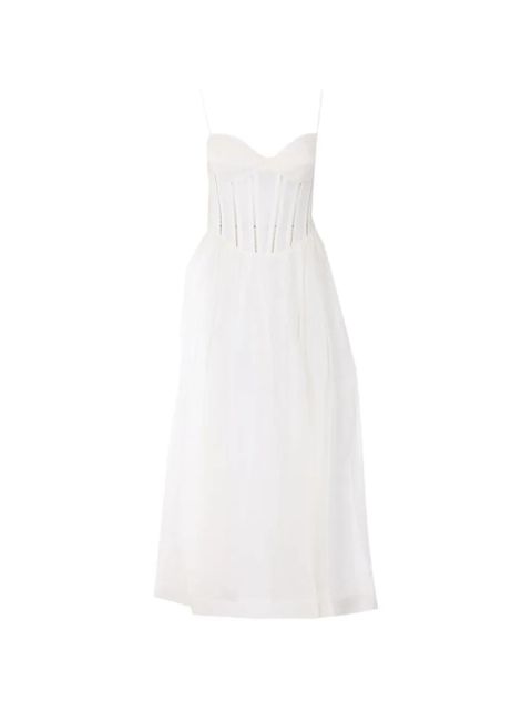 ZIMMERMANN corset midi dress - White - zdjęcie produktu nr 1