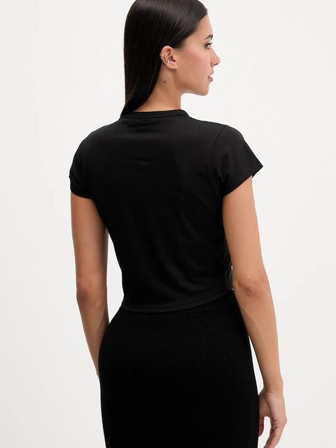 Hugo Blue t-shirt damski kolor czarny 50551404