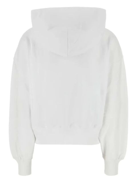 Gucci logo-embroidered hoodie - White - zdjęcie produktu nr 2