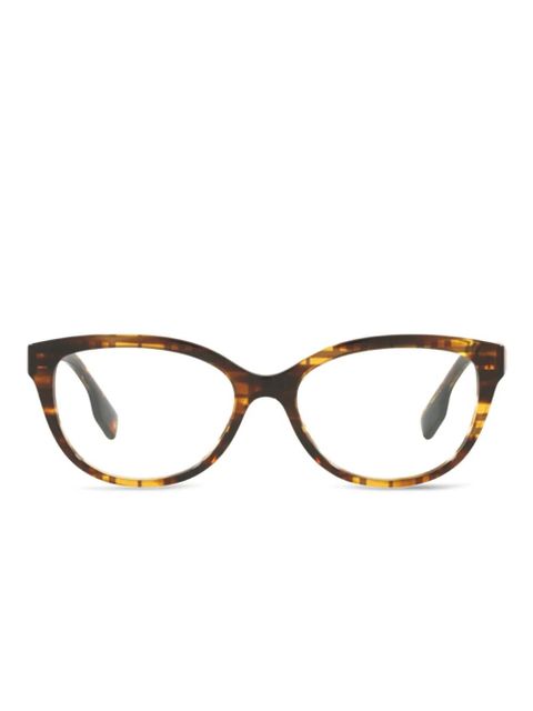 Burberry Eyewear Esme top-check glasses - Brown - zdjęcie produktu nr 1