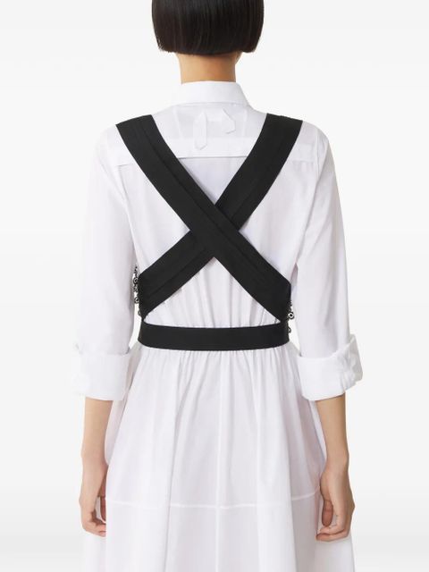 Lanvin lace-detail sleeveless top - Black