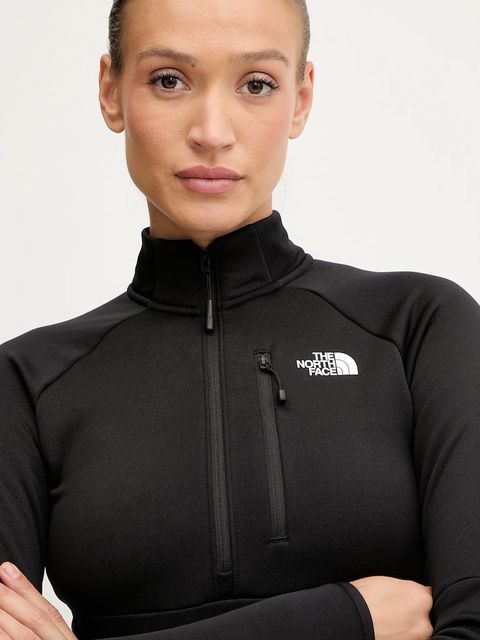 The North Face bluza outdoorowa Meteora damska kolor czarny gładka NF0A8E2SJK31